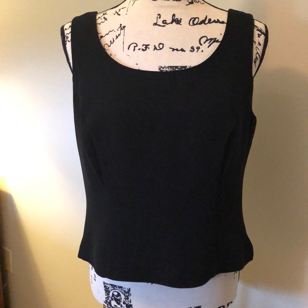 Jessica Howard Dressy Tank Top Suit Black Size 10